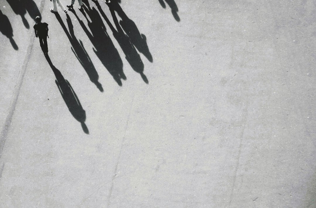 crowd of people walking